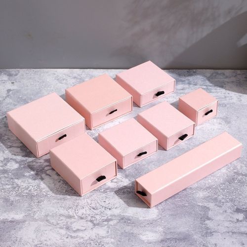 Jewelry Bracelet Jewelry Packaging Box Necklace Ring Earrings Drawer Storage Tray Custom Pull Gift Box